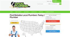 Desktop Screenshot of localplumber.com