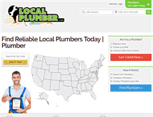 Tablet Screenshot of localplumber.com